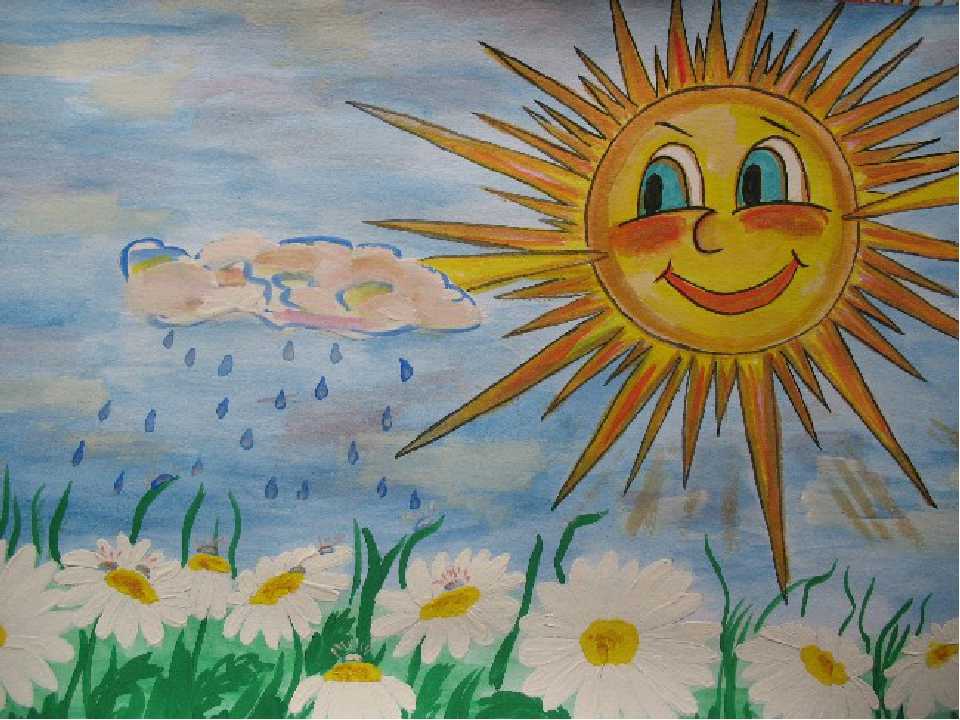Конспект занятия по рисованию с использованием нетрадиционной техники — рисования ладошками «солнышко лучистое»