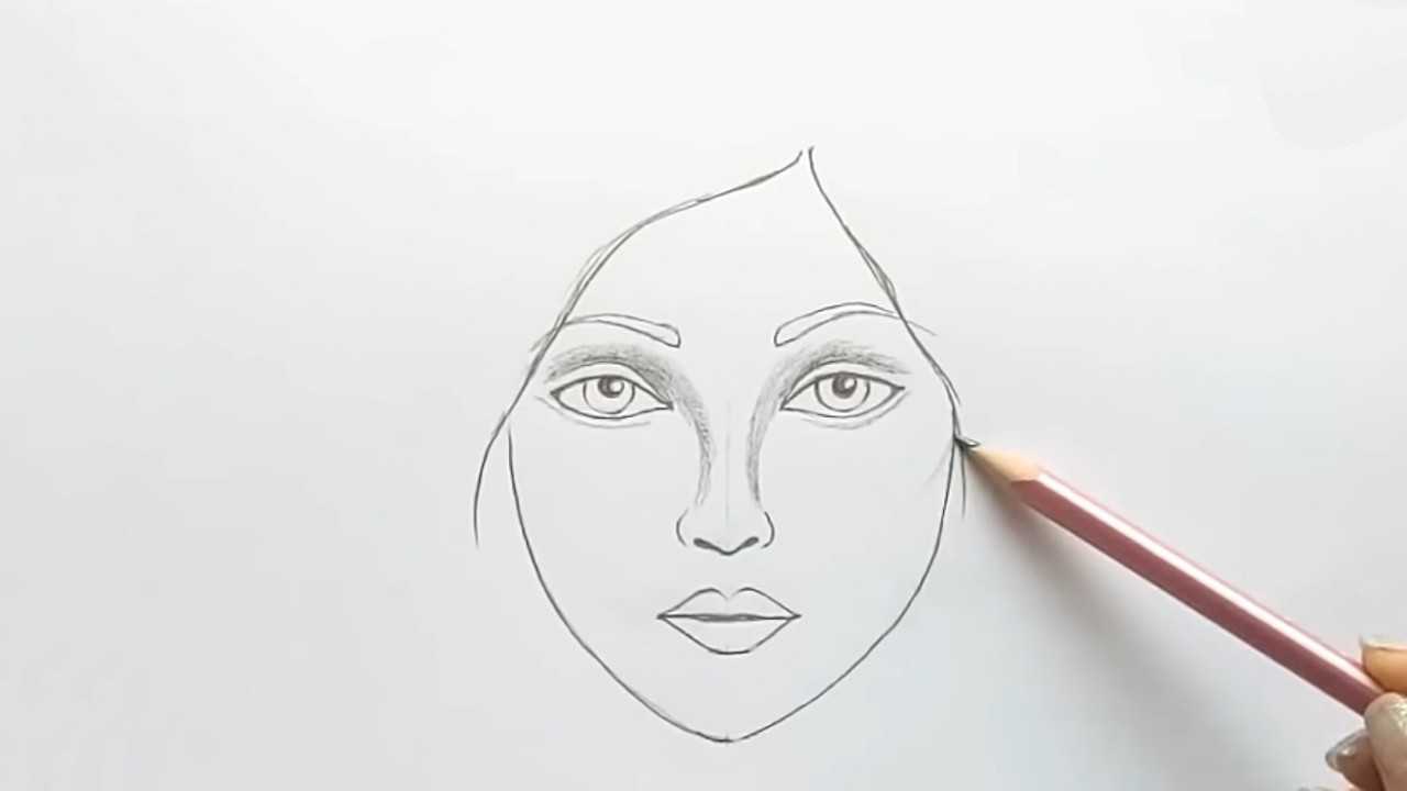 Как нарисовать лицо человека поэтапно карандашом для начинающих