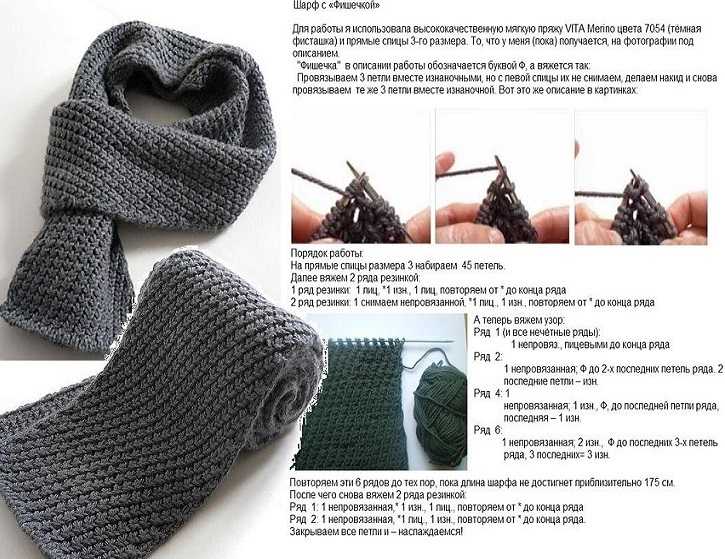 Вязаный шарф спицами своими руками поэтапно: схемы, мастер-класс, фото, инструкция