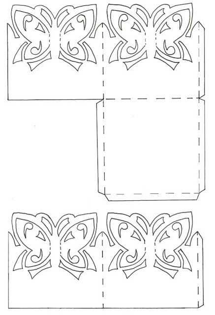 Киригами шаблоны для вырезания
