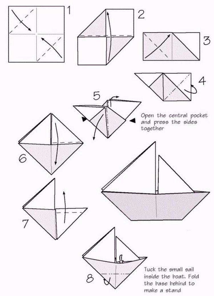 Оригами для детей со схемами: варианты для детей 5-6 лет, 9-10 лет и 13-14 лет - сайт о рукоделии