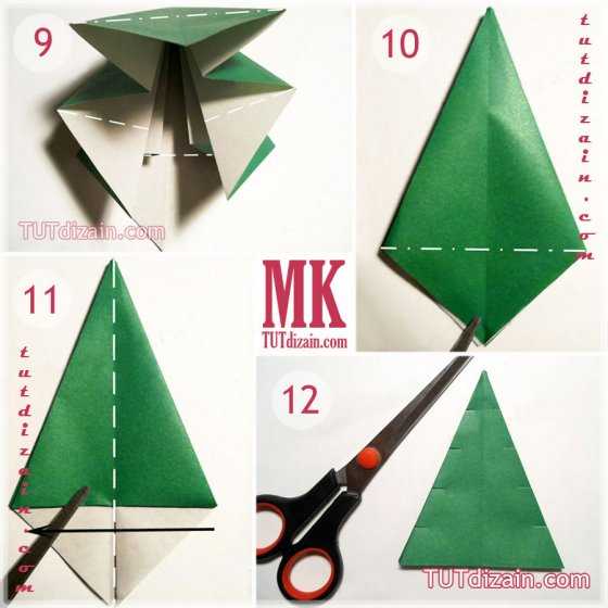 Удивительное творение из бумаги: оригами на новый год своими руками | строительство и дизайн