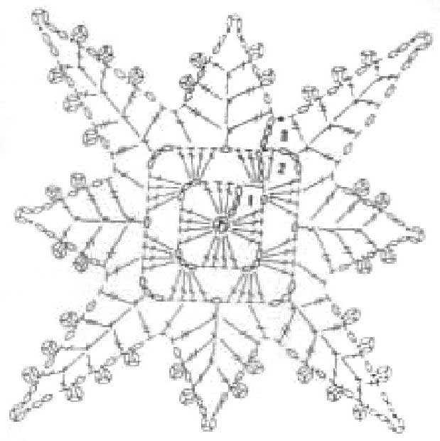 Простые и красивые вязаные снежинки крючком: со схемами и описанием