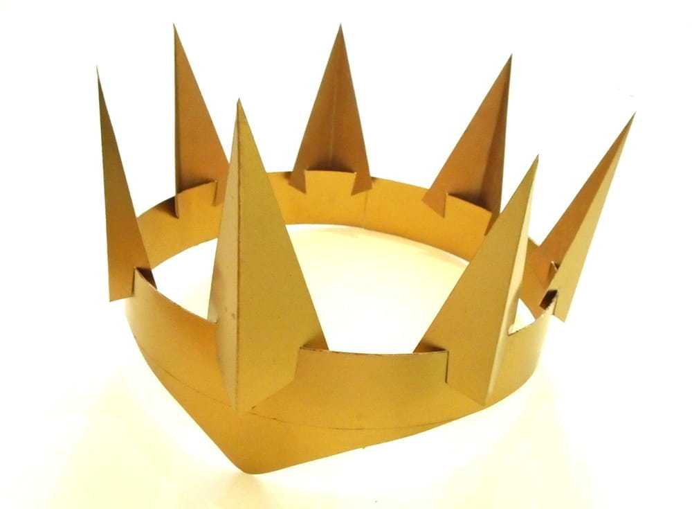 Как сделать корону из бумаги — шаблоны и схема изготовления