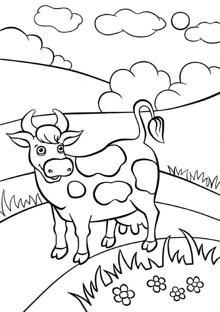 Картинка для детей: корова | картинки detki.today
