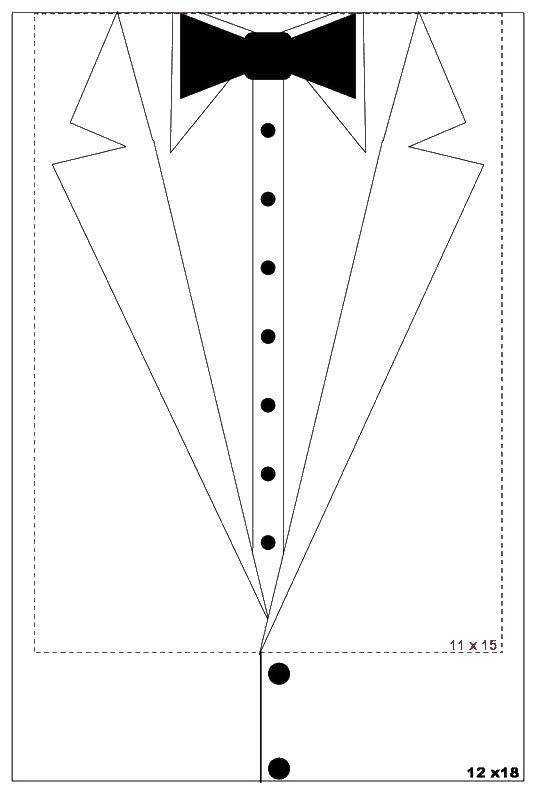 Открытки на 23 февраля - рубашка с галстуком и военная форма - коробочка идей и мастер-классов