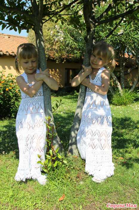 Идеи вязанных платьев для выпускного в детском саду - страна мам